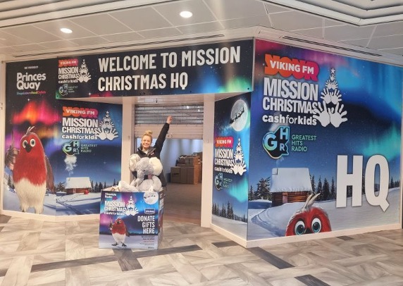 Viking FM’s Cash for Kids’ Mission Christmas appeal is in full swing…